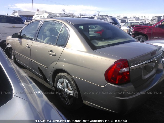 1G1ZS58NX8F124275 - 2008 CHEVROLET MALIBU LS Dark Brown photo 3