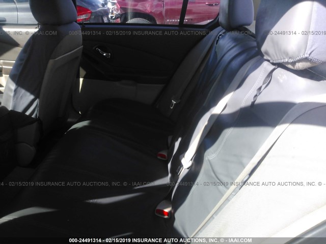 1G1ZS58NX8F124275 - 2008 CHEVROLET MALIBU LS Dark Brown photo 8