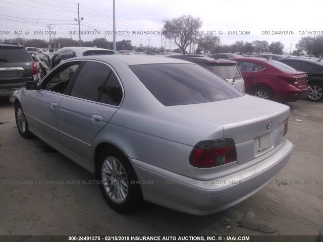 WBADT63493CK29979 - 2003 BMW 530 I AUTOMATIC SILVER photo 3