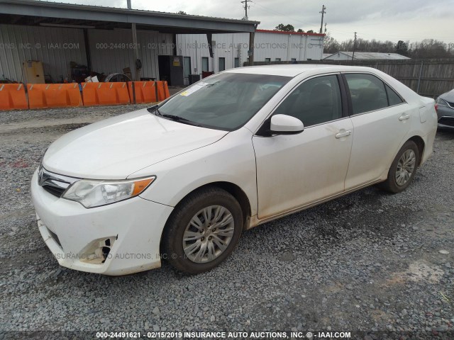 4T1BF1FK9CU538310 - 2012 TOYOTA CAMRY SE/LE/XLE 白色 照片 2