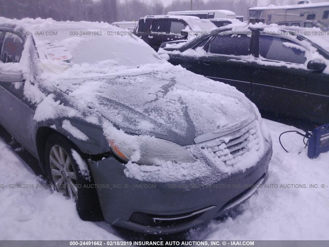 1C3CCBCG9DN631643 - 2013 CHRYSLER 200 LIMITED GRAY photo 6