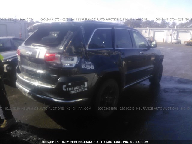 1C4RJFJT3EC264271 - 2014 JEEP GRAND CHEROKEE SUMMIT BLACK photo 4