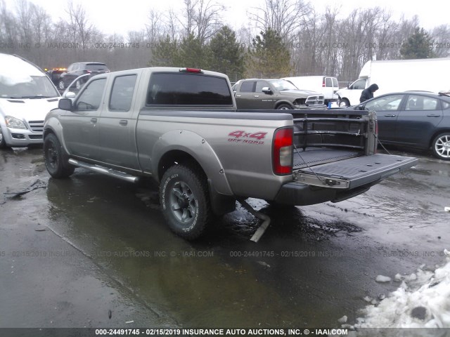 1N6ED29Y54C441932 - 2004 NISSAN FRONTIER CREW CAB XE V6 TAN photo 3