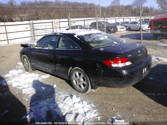 2T1CF22P8YC340810 - 2000 TOYOTA CAMRY SOLARA SE/SLE BLACK photo 3