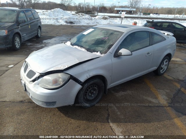 1G2AL15F077210750 - 2007 PONTIAC G5 SILVER photo 2