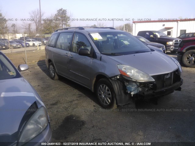 5TDZK23C98S153262 - 2008 TOYOTA SIENNA CE/LE SILVER photo 1