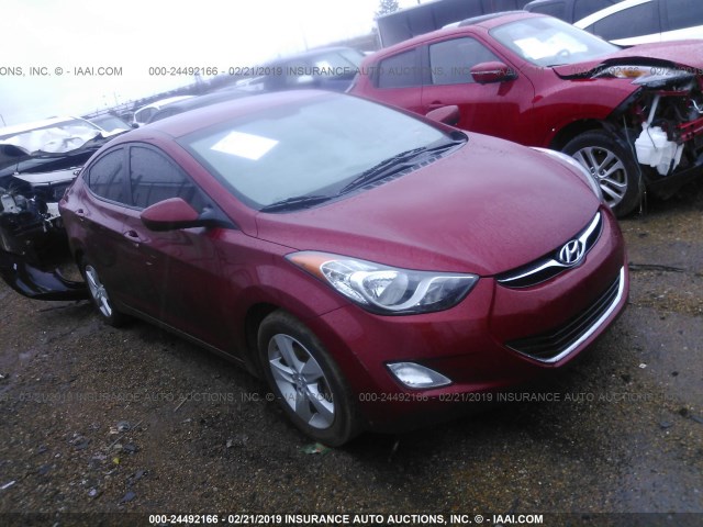 KMHDH4AE3DU754113 - 2013 HYUNDAI ELANTRA GLS/LIMITED BURGUNDY photo 1