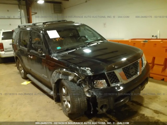 5N1AR18W15C738738 - 2005 NISSAN PATHFINDER LE/SE/XE BLACK photo 1