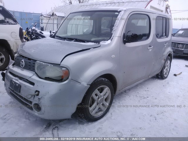 JN8AZ2KRXAT162918 - 2010 NISSAN CUBE S/SL/KROM SILVER photo 2