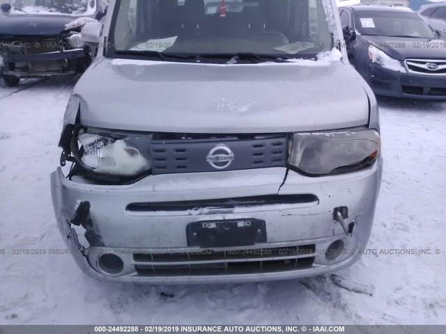 JN8AZ2KRXAT162918 - 2010 NISSAN CUBE S/SL/KROM SILVER photo 6