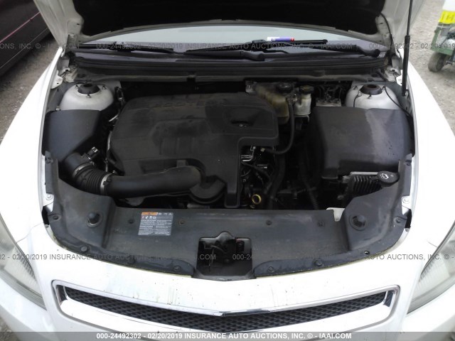 1G1ZB5E17BF126798 - 2011 CHEVROLET MALIBU LS თეთრი ფოტო 10