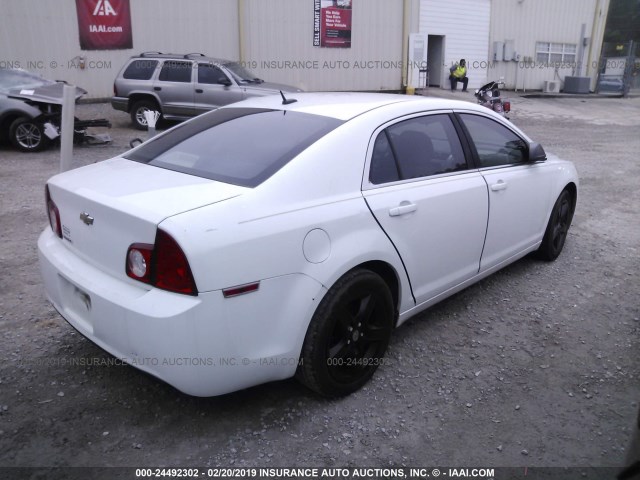 1G1ZB5E17BF126798 - 2011 CHEVROLET MALIBU LS თეთრი ფოტო 4