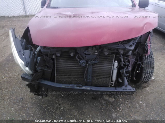 JN8AS5MT3CW298565 - 2012 NISSAN ROGUE S/SV MAROON photo 6