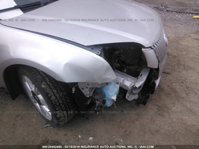 1MEHM42W68G613807 - 2008 MERCURY SABLE PREMIER SILVER photo 6