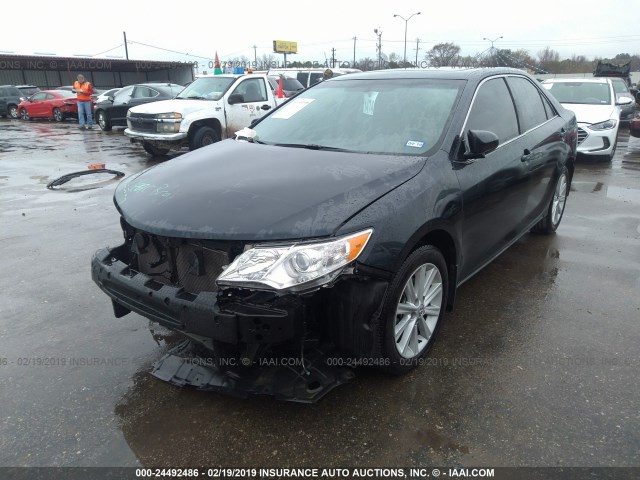 4T1BF1FK6EU801209 - 2014 TOYOTA CAMRY L/SE/LE/XLE 蓝色 照片 2