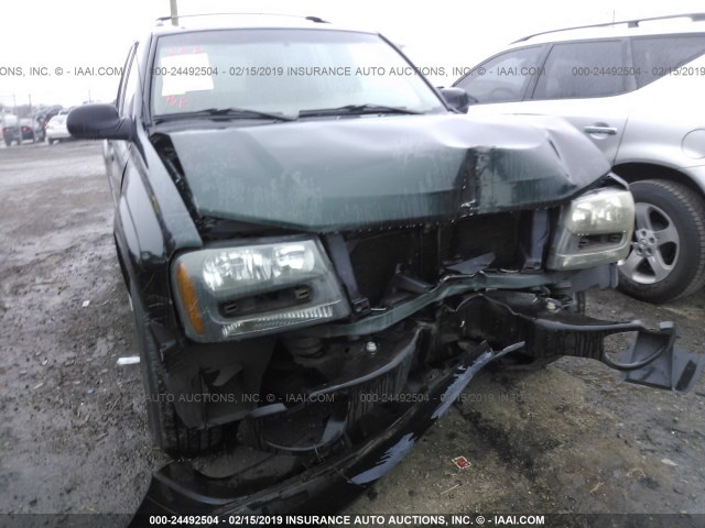 1GNDS13S042134491 - 2004 CHEVROLET TRAILBLAZER LS/LT GREEN photo 6