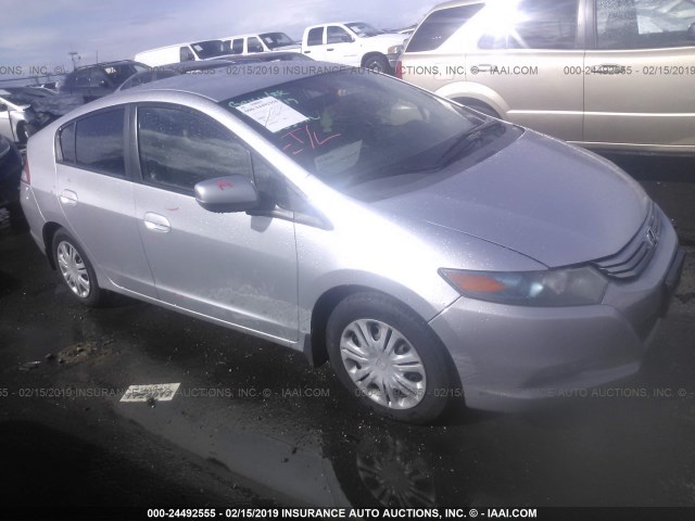 JHMZE2H52BS007719 - 2011 HONDA INSIGHT LX SILVER photo 1