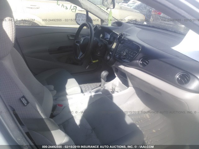 JHMZE2H52BS007719 - 2011 HONDA INSIGHT LX SILVER photo 5