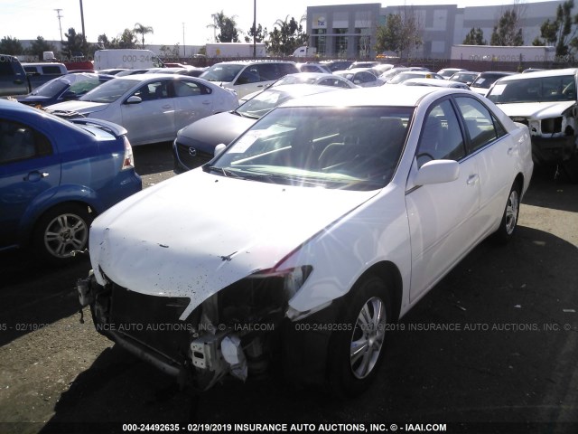 4T1BE32K54U349482 - 2004 TOYOTA CAMRY LE/XLE/SE WHITE photo 2