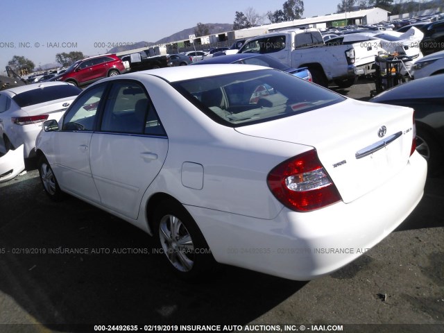 4T1BE32K54U349482 - 2004 TOYOTA CAMRY LE/XLE/SE WHITE photo 3
