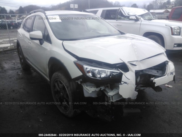 JF2GTACCXJ8330444 - 2018 SUBARU CROSSTREK PREMIUM WHITE photo 1