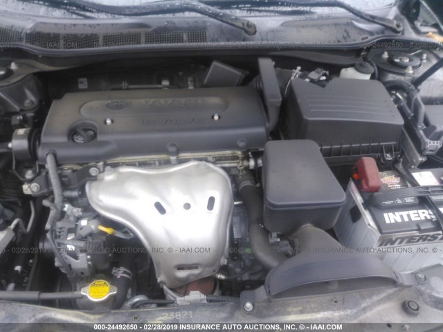 4T4BE46K78R024697 - 2008 TOYOTA CAMRY CE/LE/XLE/SE GRAY photo 10