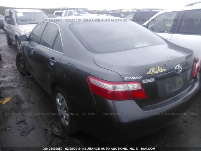 4T4BE46K78R024697 - 2008 TOYOTA CAMRY CE/LE/XLE/SE GRAY photo 3