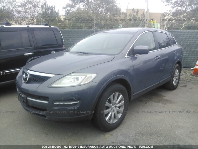 JM3TB28V680130497 - 2008 MAZDA CX-9 Dark Blue photo 2