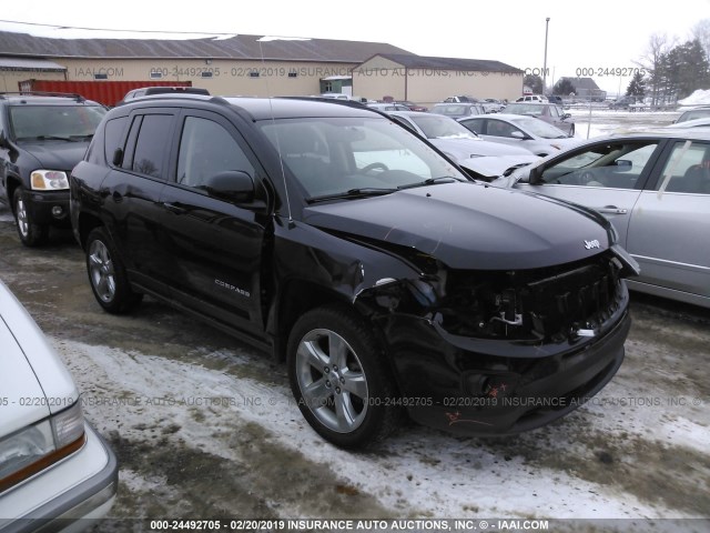 1C4NJDEB8GD672623 - 2016 JEEP COMPASS LATITUDE BLACK photo 1