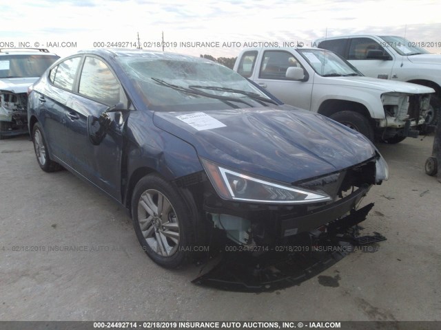 5NPD84LF8KH413100 - 2019 HYUNDAI ELANTRA SEL/VALUE/LIMITED BLUE photo 1