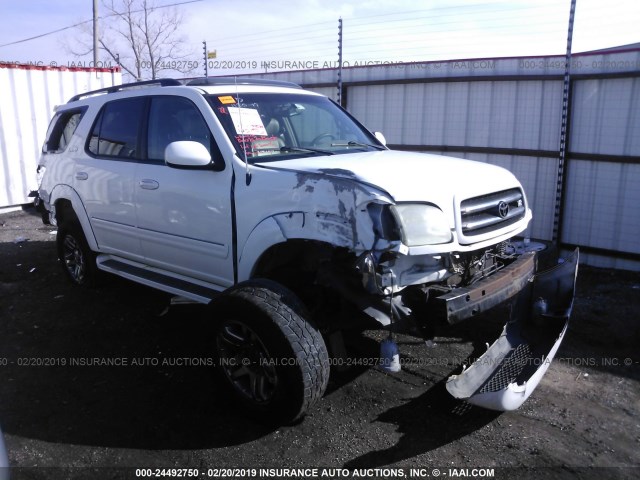 5TDZT38A53S141533 - 2003 TOYOTA SEQUOIA LIMITED WHITE photo 6