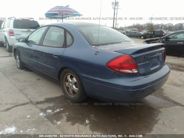 1FAFP55U04A180598 - 2004 FORD TAURUS SES BLUE photo 3