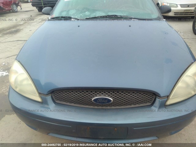 1FAFP55U04A180598 - 2004 FORD TAURUS SES BLUE photo 6