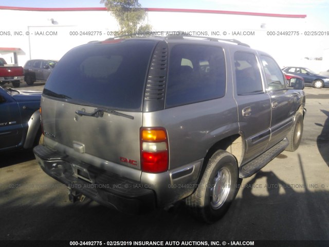 1GKEK13T51R156578 - 2001 GMC YUKON GOLD photo 4