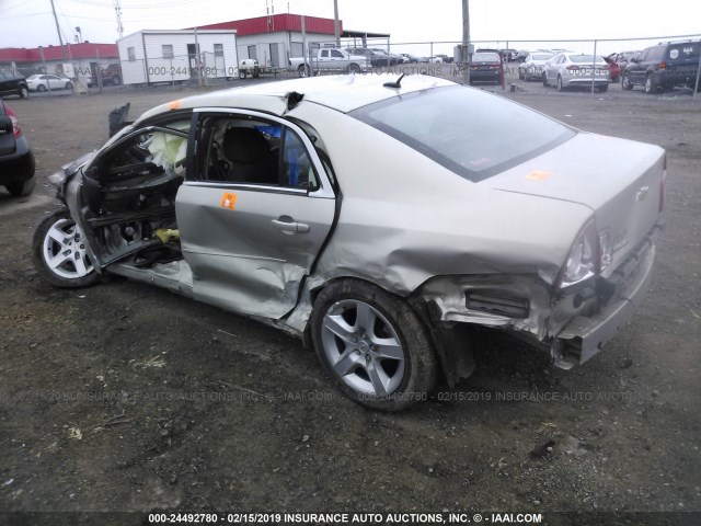1G1ZB5EB7AF235334 - 2010 CHEVROLET MALIBU LS TAN photo 3