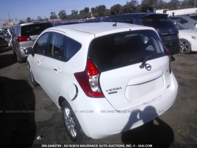 3N1CE2CP9FL427033 - 2015 NISSAN VERSA NOTE S/S PLUS/SV/SL/SR WHITE photo 3