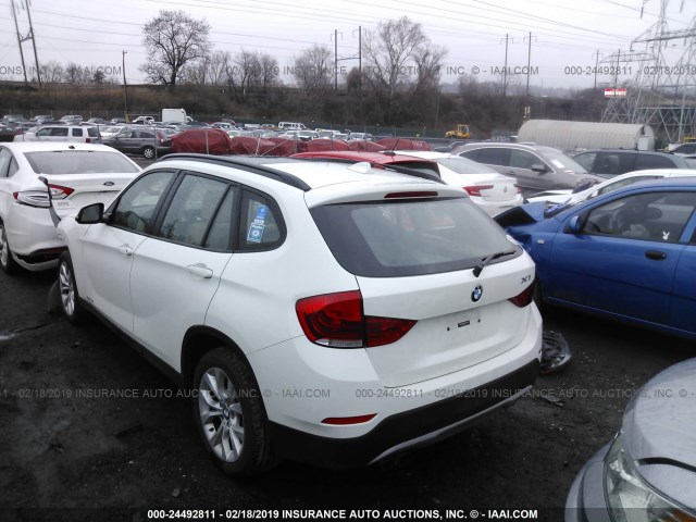 WBAVL1C54EVR93326 - 2014 BMW X1 XDRIVE28I WHITE photo 3