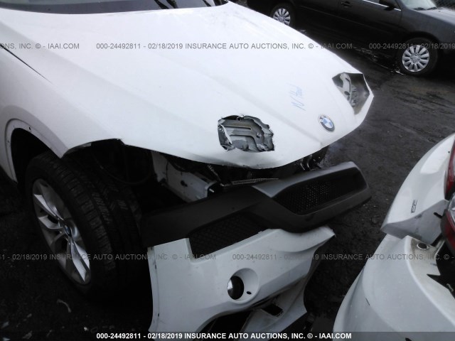 WBAVL1C54EVR93326 - 2014 BMW X1 XDRIVE28I WHITE photo 6