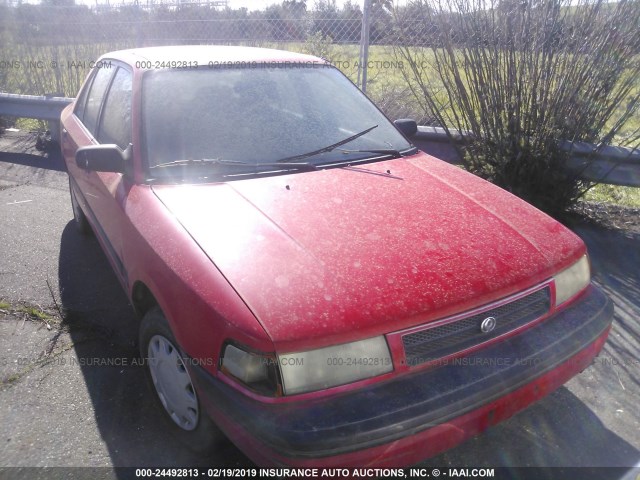 JM1BG2245P0605500 - 1993 MAZDA PROTEGE DX RED photo 6