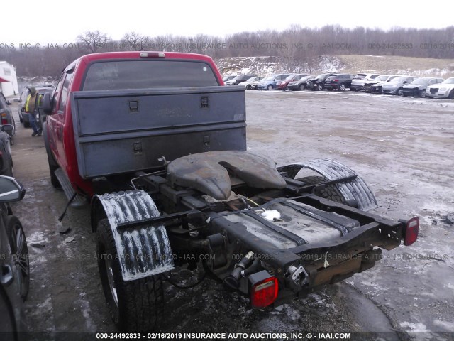 1FDSW35F02EA32373 - 2002 FORD F350 SRW SUPER DUTY RED photo 3