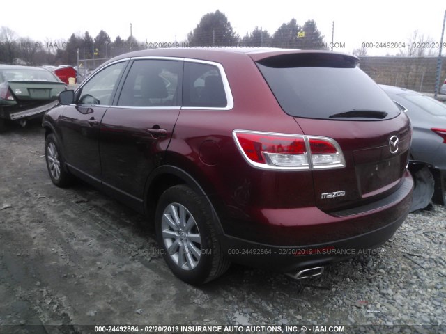 JM3TB38V980152855 - 2008 MAZDA CX-9 RED photo 3