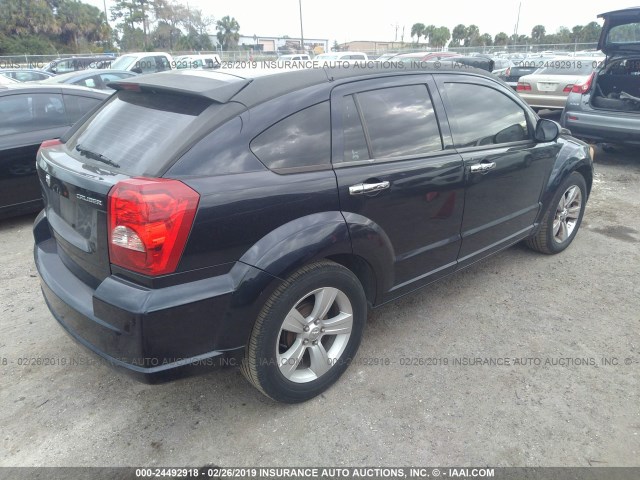 1B3CB3HA1AD648187 - 2010 DODGE CALIBER MAINSTREET BLACK photo 4