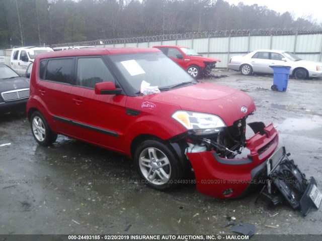 KNDJT2A25B7217822 - 2011 KIA SOUL +/!/SPORT RED photo 1