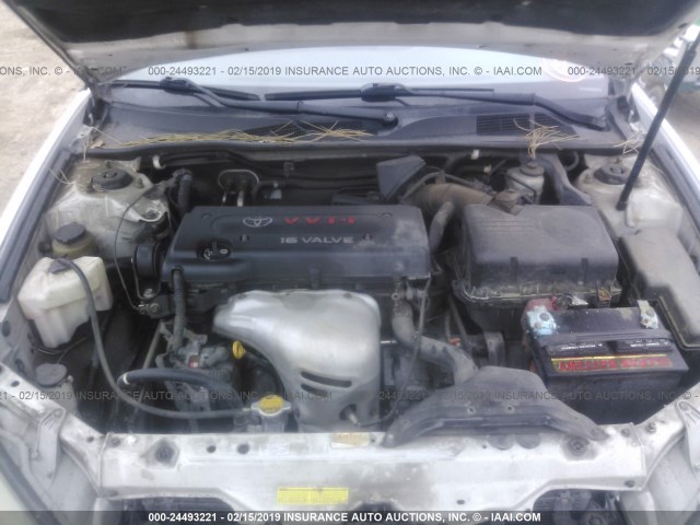 4T1BE32K84U355857 - 2004 TOYOTA CAMRY LE/XLE/SE WHITE photo 10