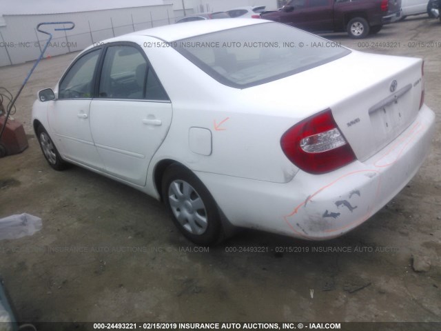 4T1BE32K84U355857 - 2004 TOYOTA CAMRY LE/XLE/SE WHITE photo 3
