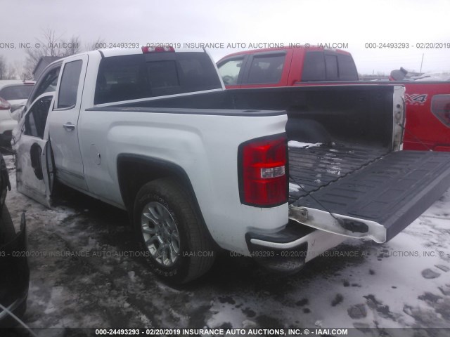 1GTV2VEC3FZ210970 - 2015 GMC SIERRA K1500 SLT WHITE photo 3