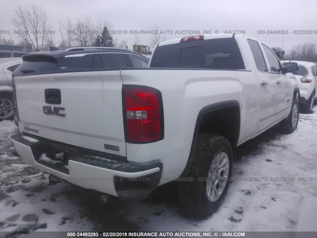 1GTV2VEC3FZ210970 - 2015 GMC SIERRA K1500 SLT WHITE photo 4