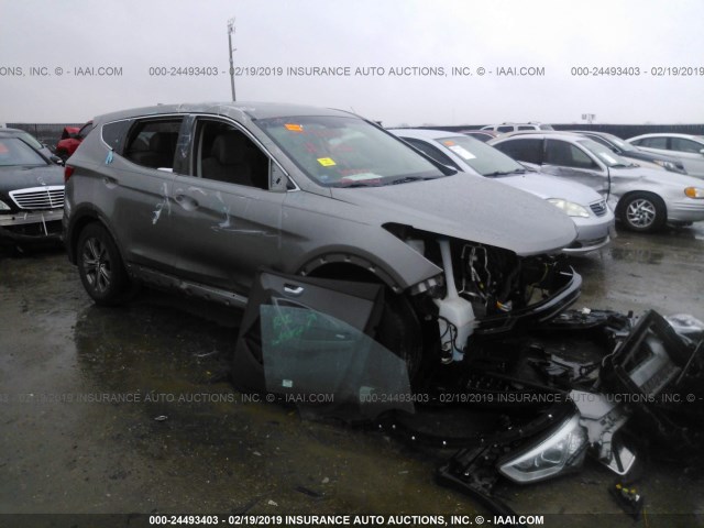 5XYZT3LB3DG123465 - 2013 HYUNDAI SANTA FE SPORT  GRAY photo 1