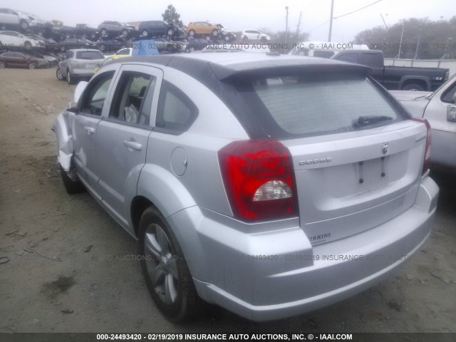 1B3CB3HA8BD191119 - 2011 DODGE CALIBER MAINSTREET SILVER photo 3