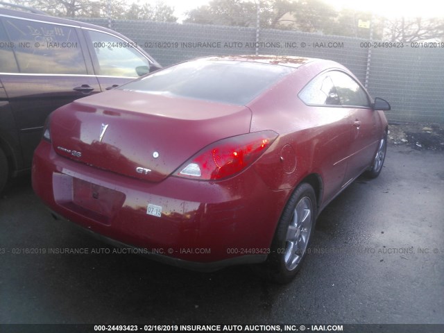 1G2ZH178064178921 - 2006 PONTIAC G6 GT RED photo 6